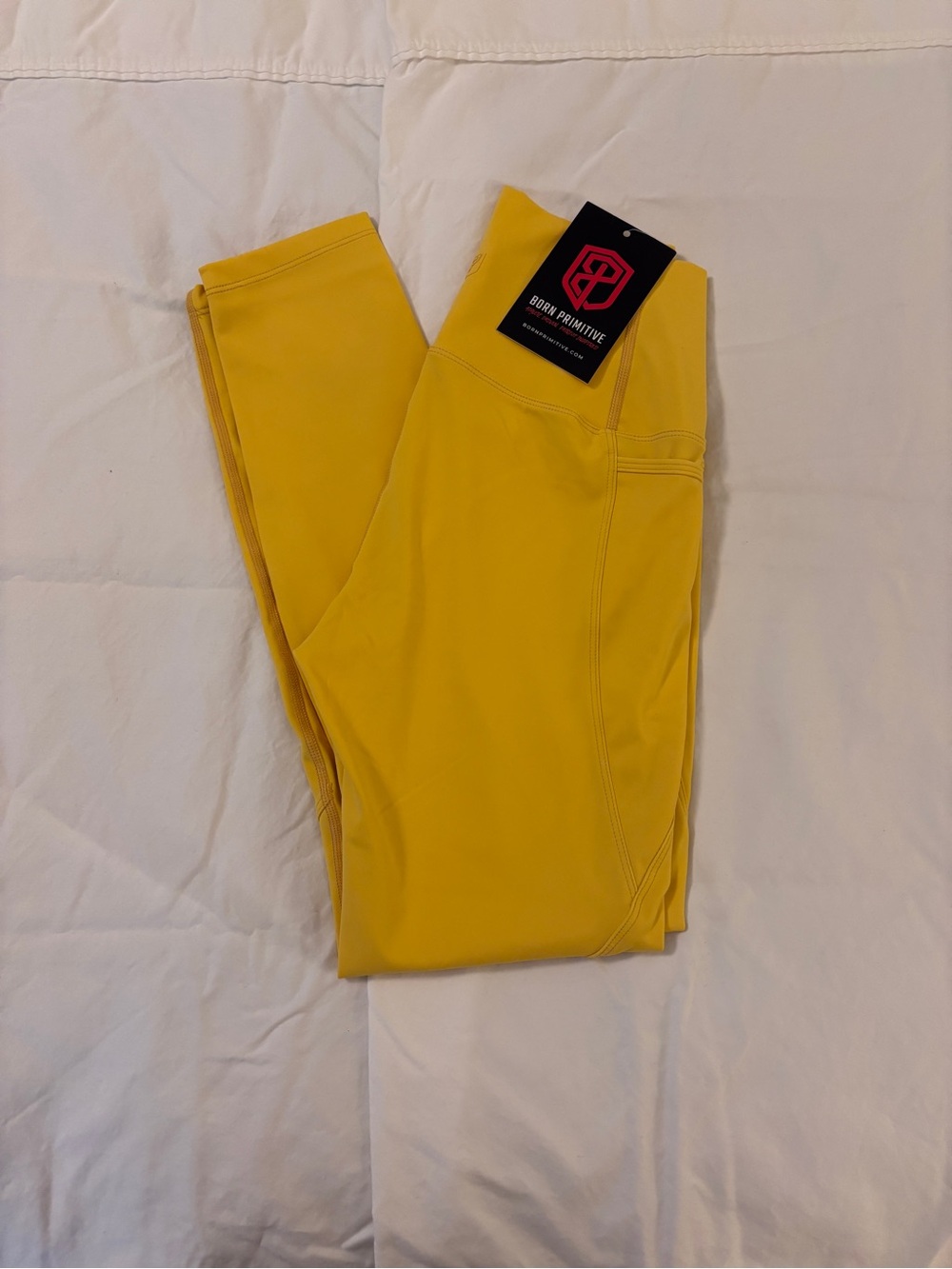 Born Primitive Bright Yellow High-Rise Leggings